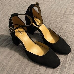 J Crew Block heels with ankle strap